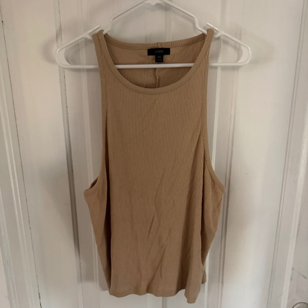 High neck shrunk tank JCrew